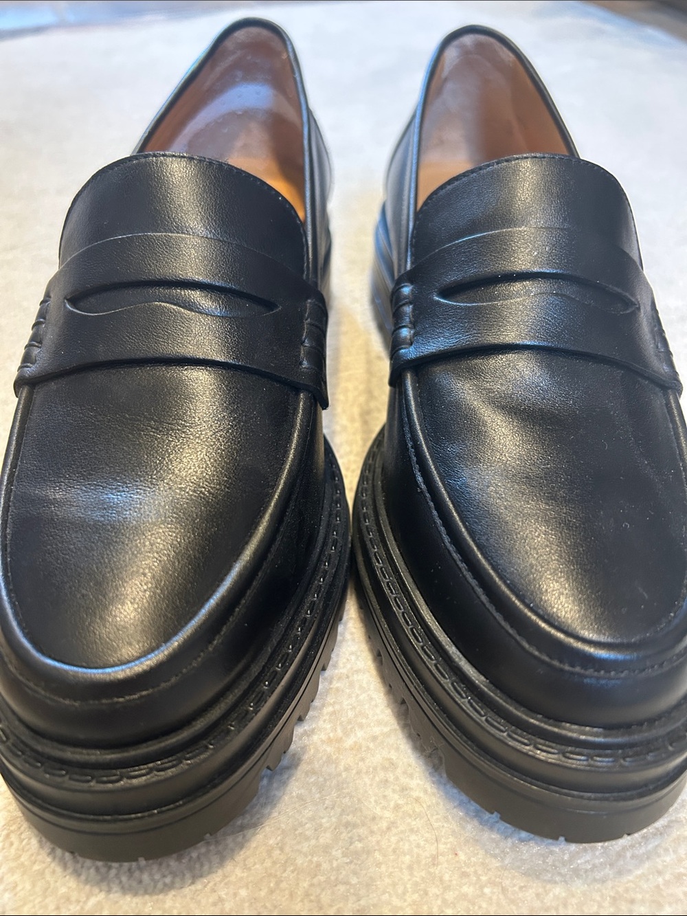 Sezane Albane Loafers Smooth Black - Size 7 - Picture 4 of 9
